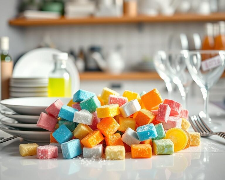 Dishwasher cleaner tablets for sparkling dishes