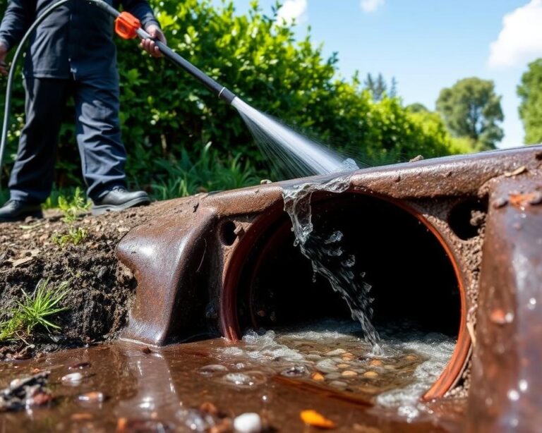 outdoor drain cleaning